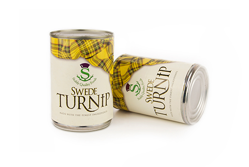 swede turnip tinned haggis